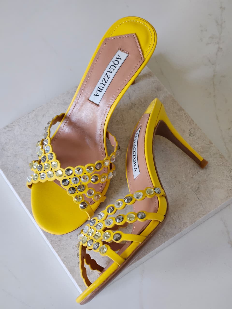 Aquazzura Heels - Yellow