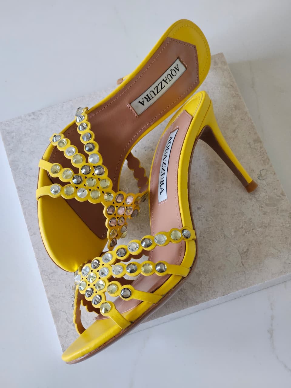 Aquazzura Heels - Yellow