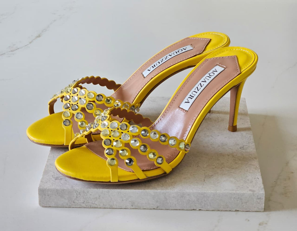Aquazzura Heels - Yellow