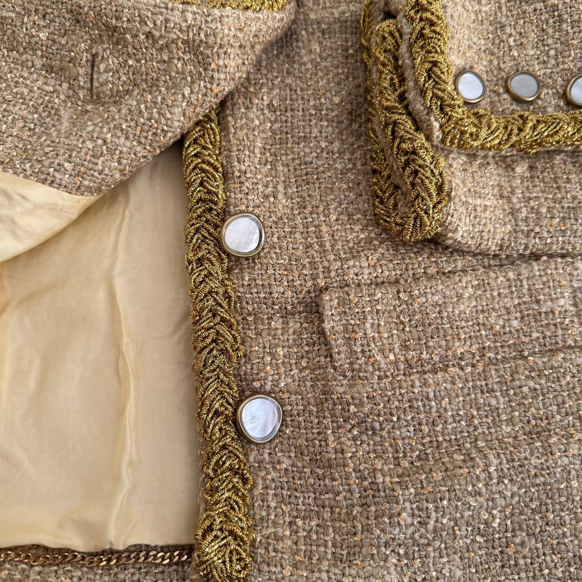 Chanel Four-Pocket Jacket - Beige