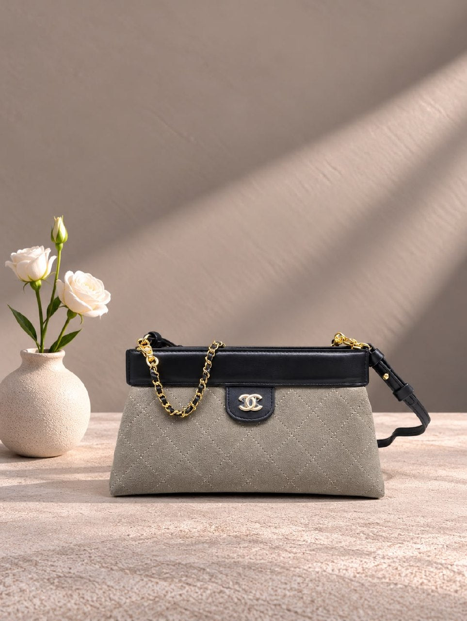 Chanel Flap Shoulder Bag - Grey