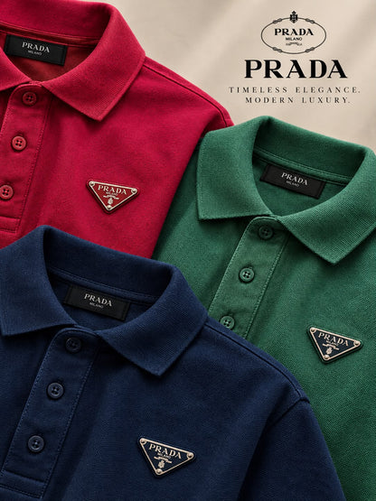 Prada Polo Shirt - Burgundy, Green, Navy