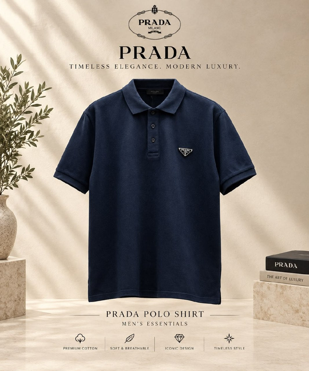 Prada Polo Shirt - Burgundy, Green, Navy