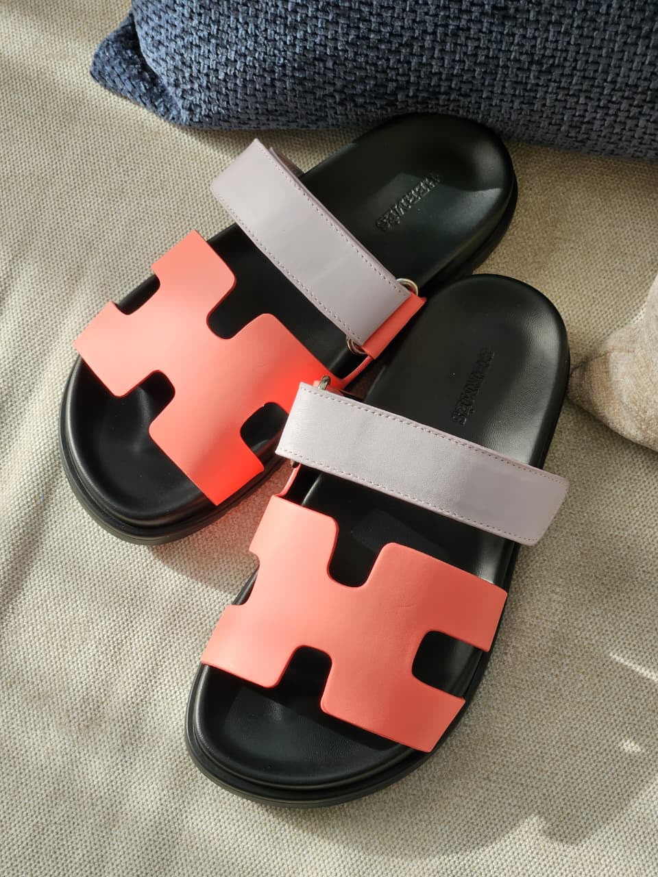 Hermès Slippers - Pink & Purple