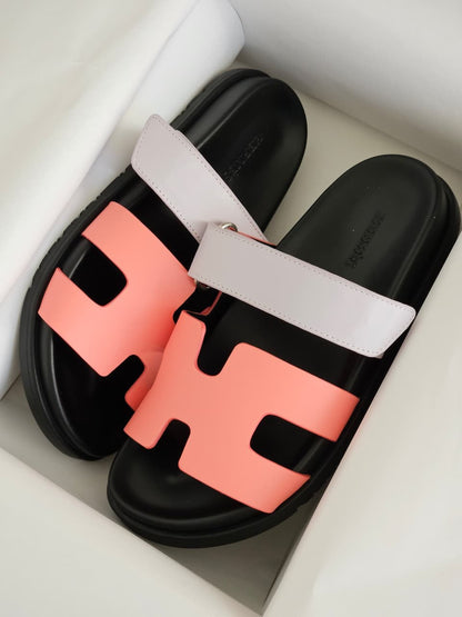 Hermès Slippers - Pink & Purple