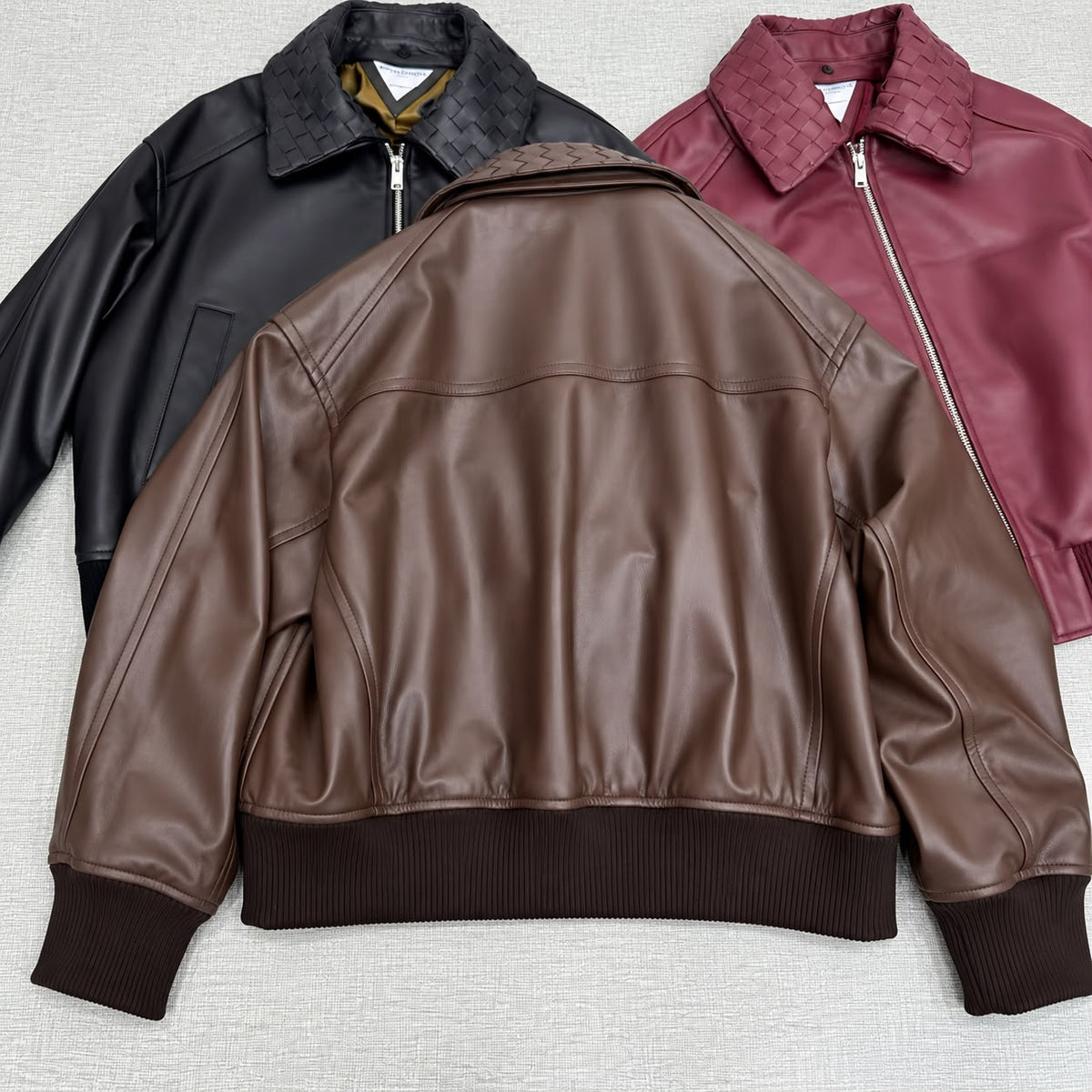 Bottega Veneta Jacket - Black, Burgundy, Brown
