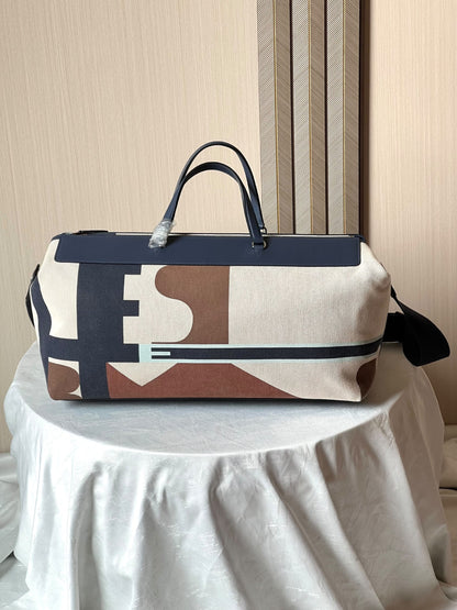 Hermès Weekender Bag - Beige