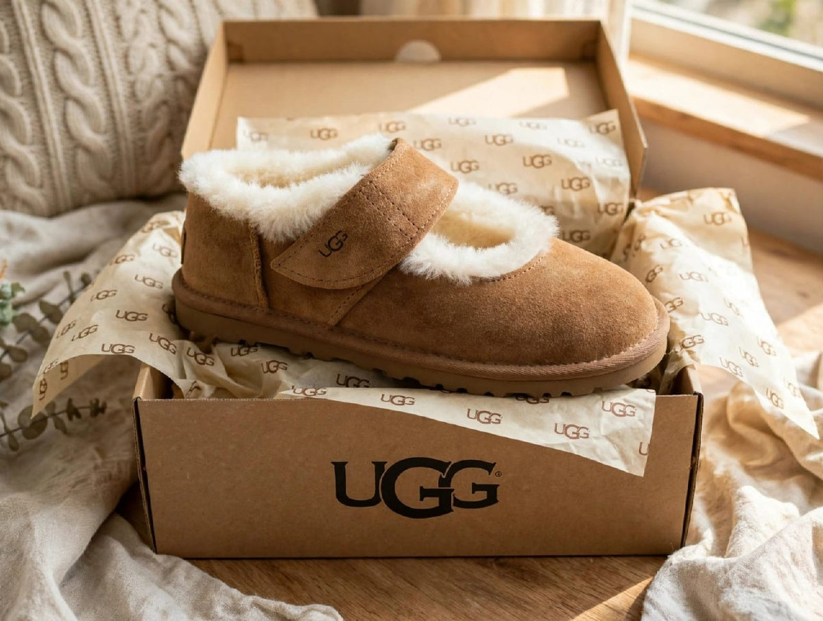 UGG Flap Ankle Boots - Brown
