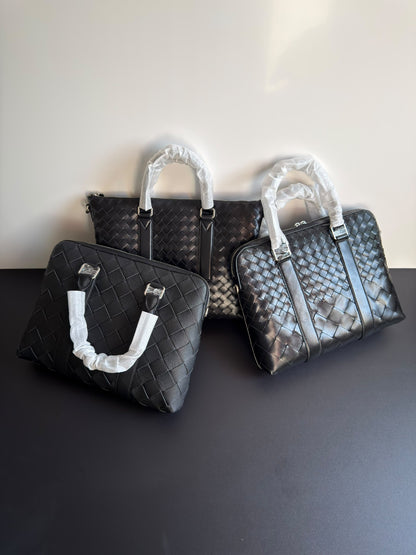 Bottega Veneta Tote Bag Soft Intrecciato - Black