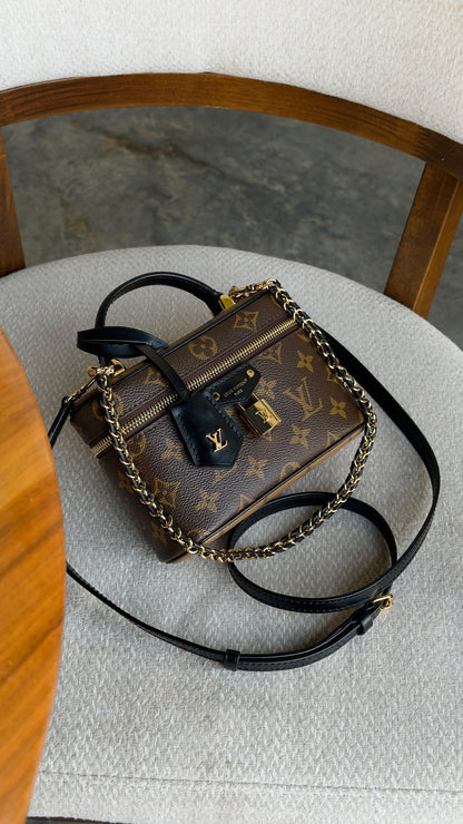 Louis Vuitton Vanity Chain Pouch - Brown Monogram