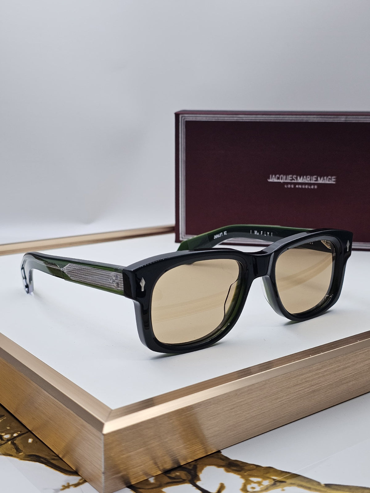 Jacques Marie Mage Angular Square Sunglasses - 