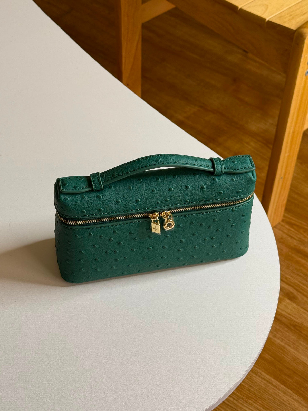 Loro Piana Handbag - Green Embossed
