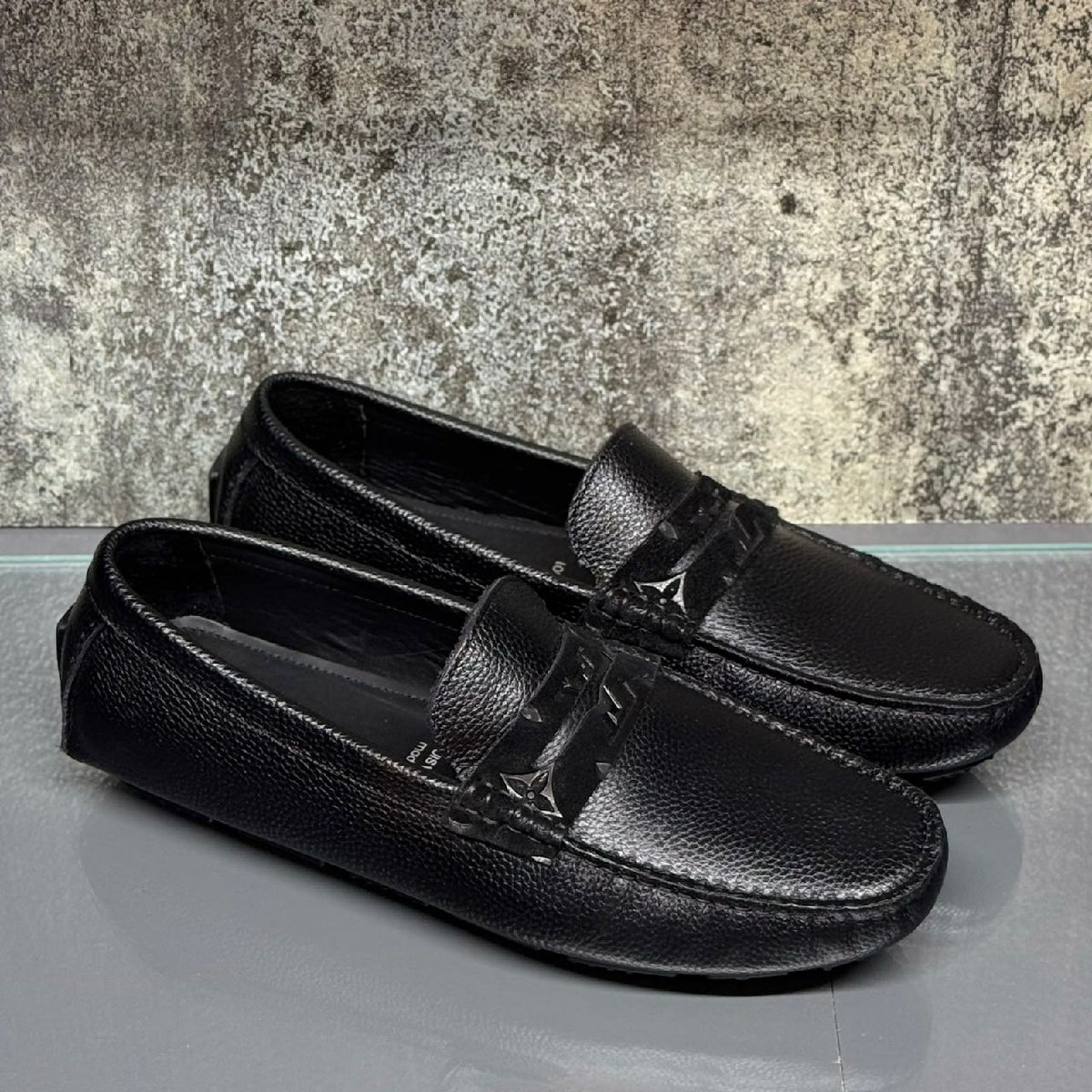 Louis Vuitton Loafers - Black Monogram