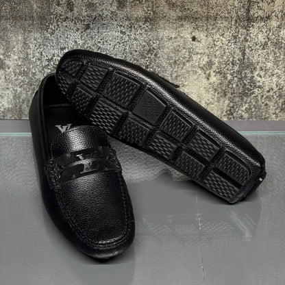 Louis Vuitton Loafers - Black Monogram
