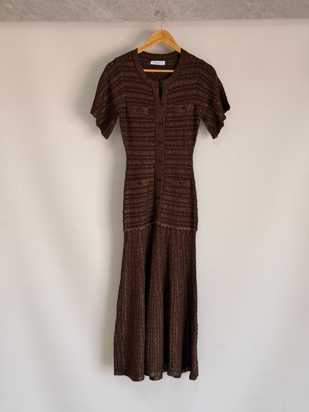 Sandro Dress - Brown