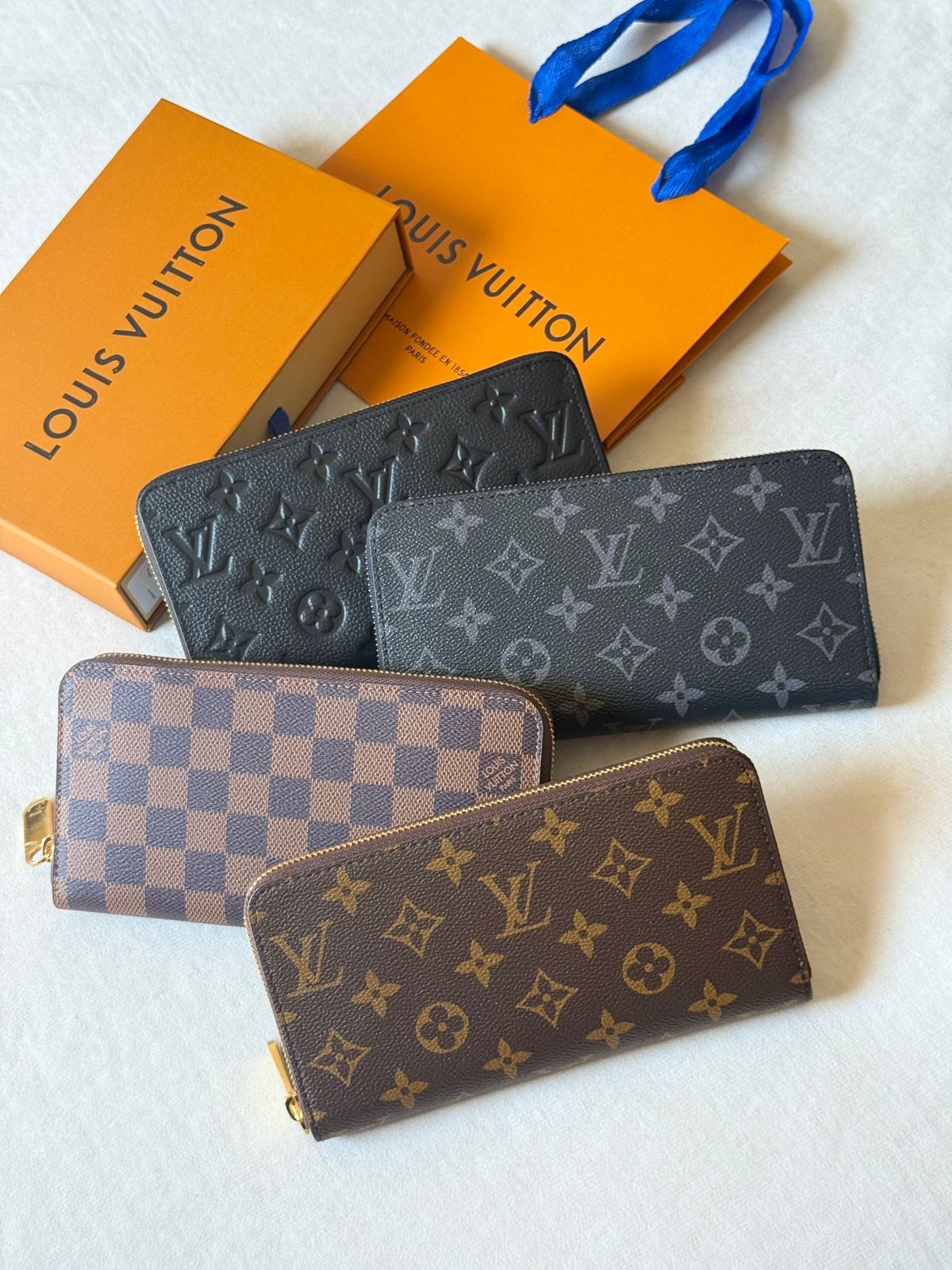 Louis Vuitton Wallet - Black, Dark Grey, Brown Checker, Brown Monogram