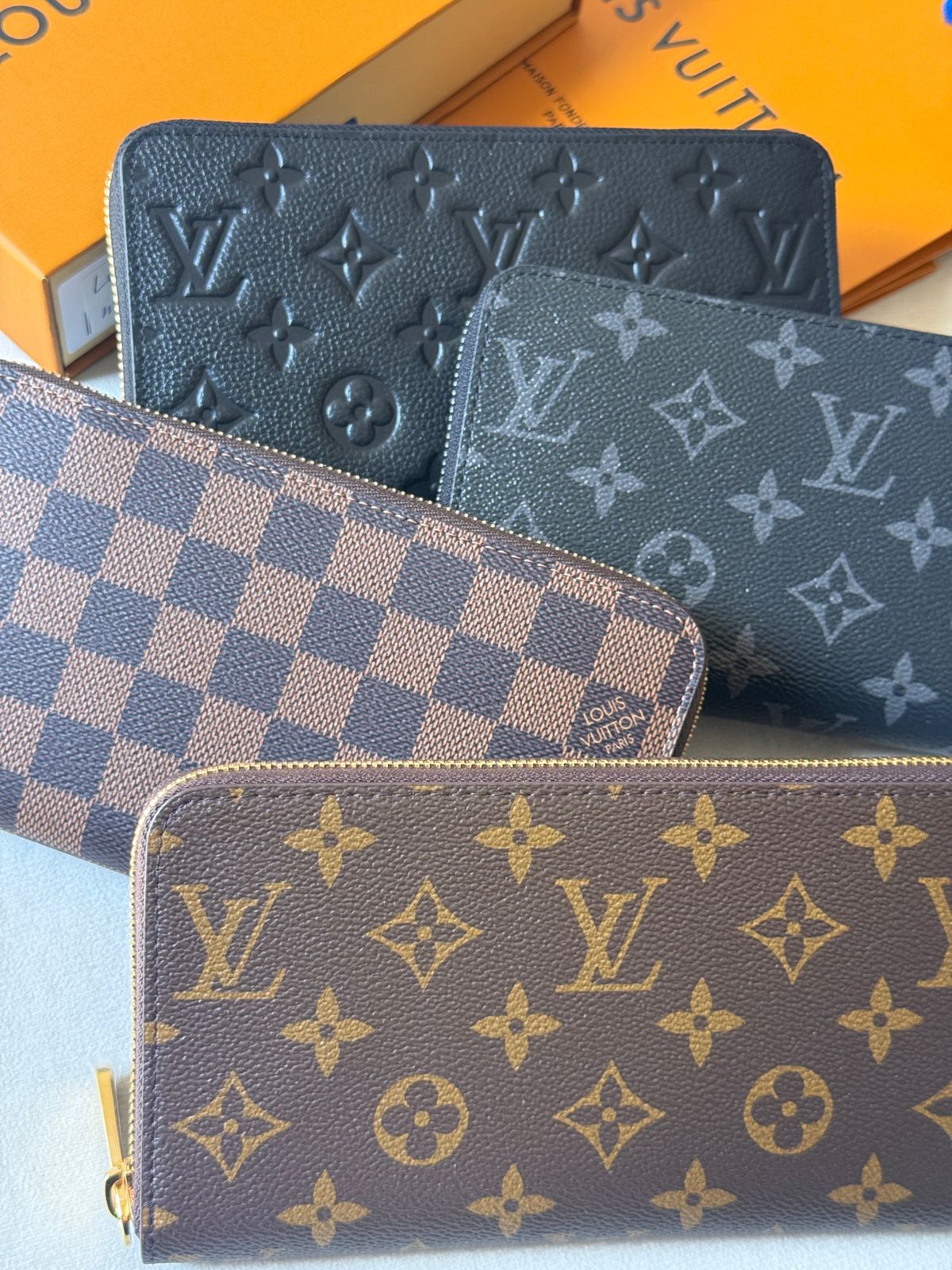 Louis Vuitton Wallet - Black, Dark Grey, Brown Checker, Brown Monogram