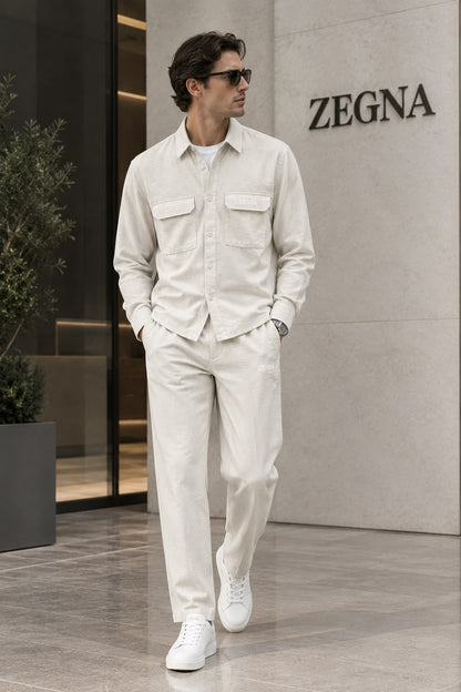 Zegna Set - White