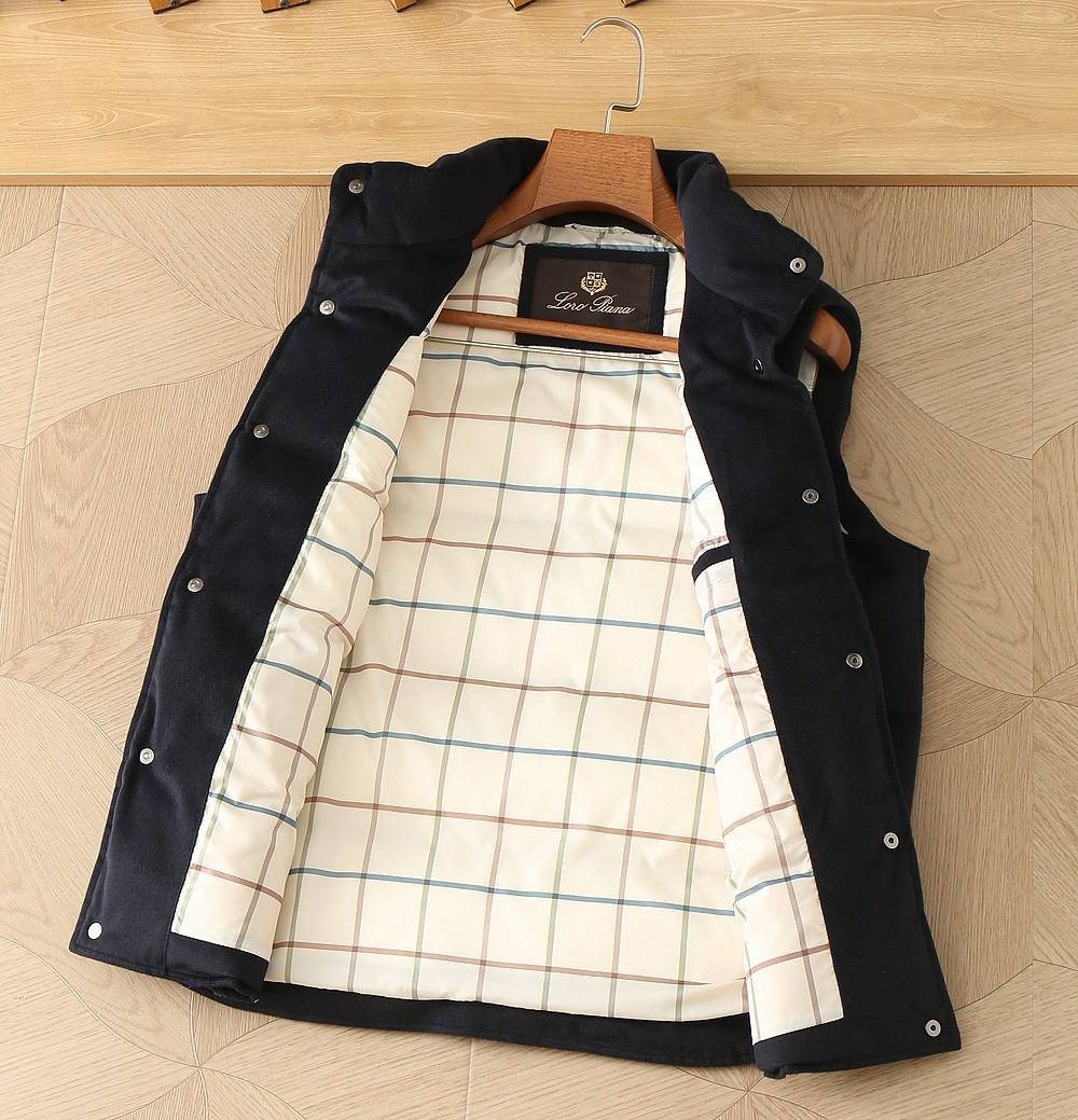 Loro Piana Jacket - Navy, Beige