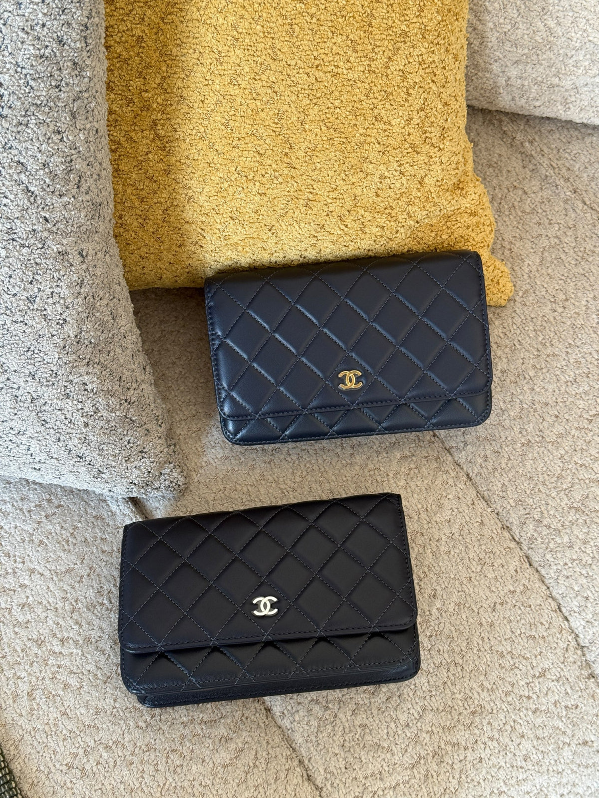 Chanel Shoulder Bag - Pink, White, Navy, Black, Beige, Grey, Burgundy