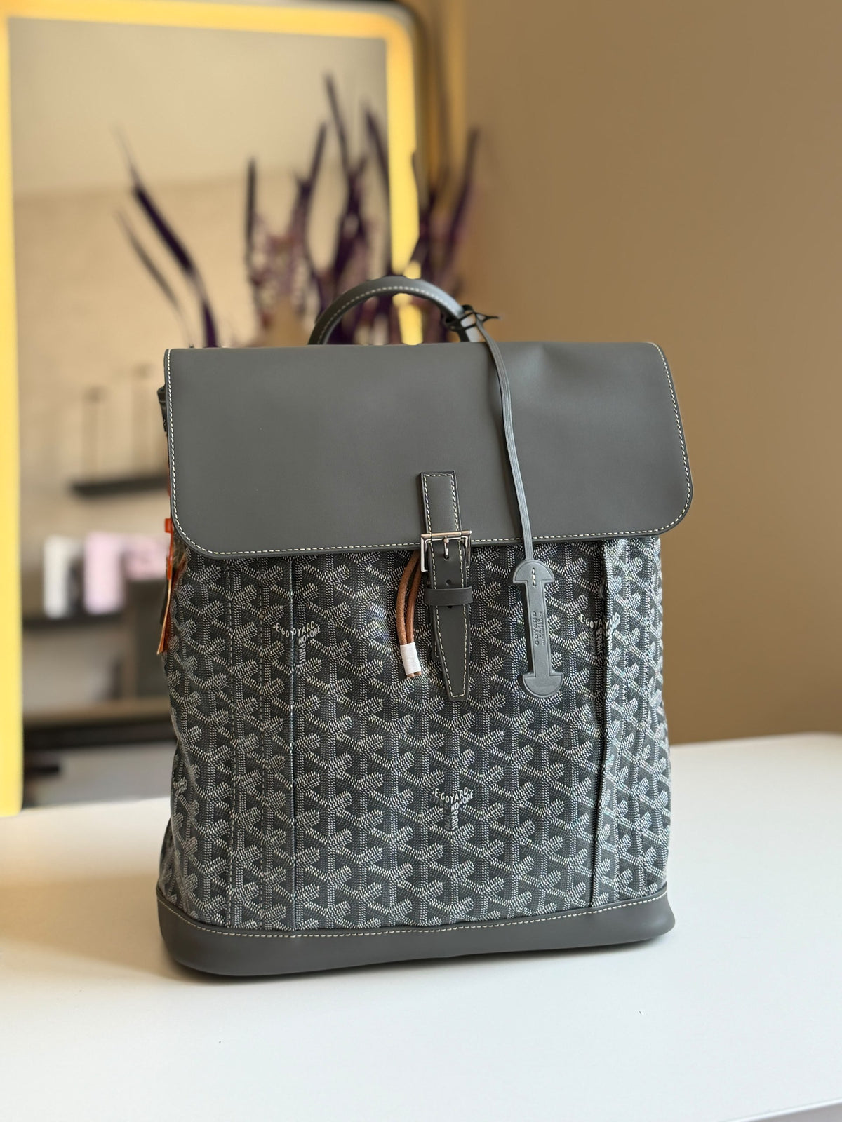 Goyard Backpack - Grey