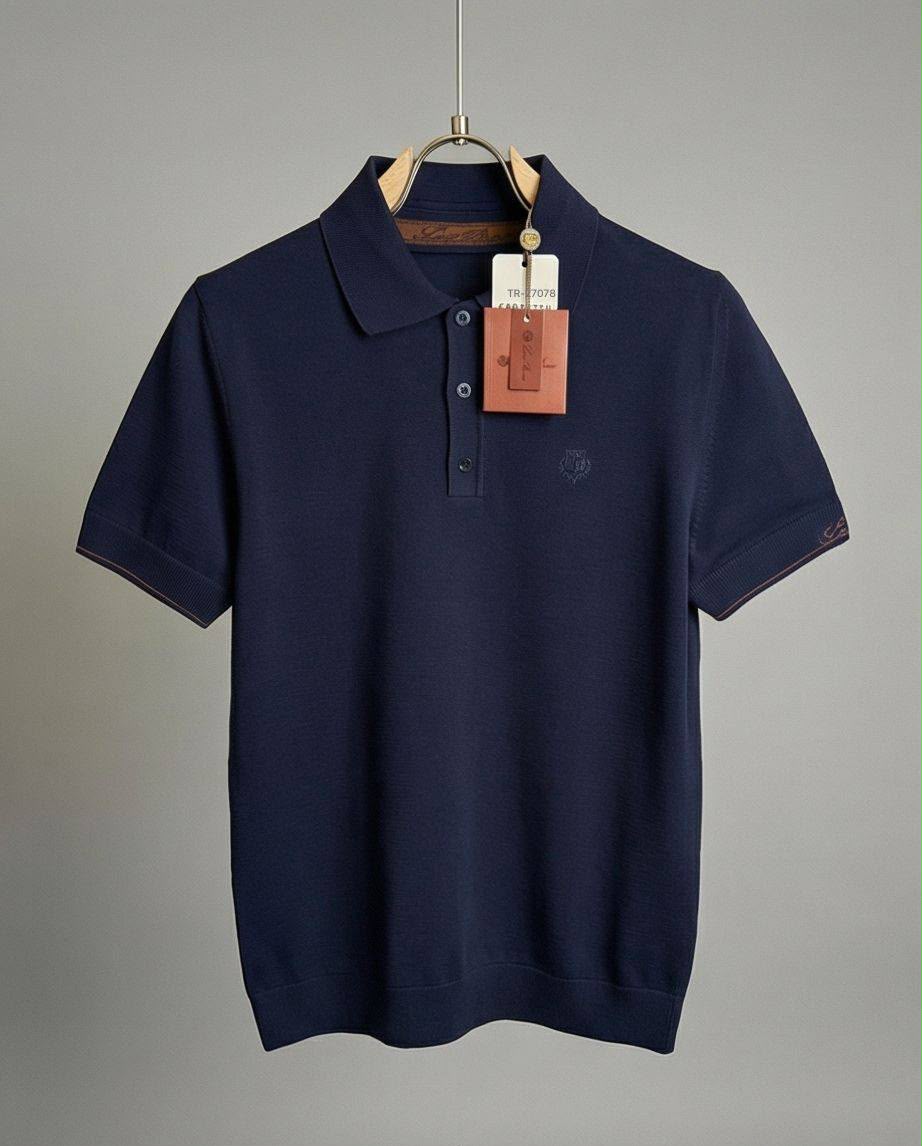 Loro Piana Polo Shirt - Navy