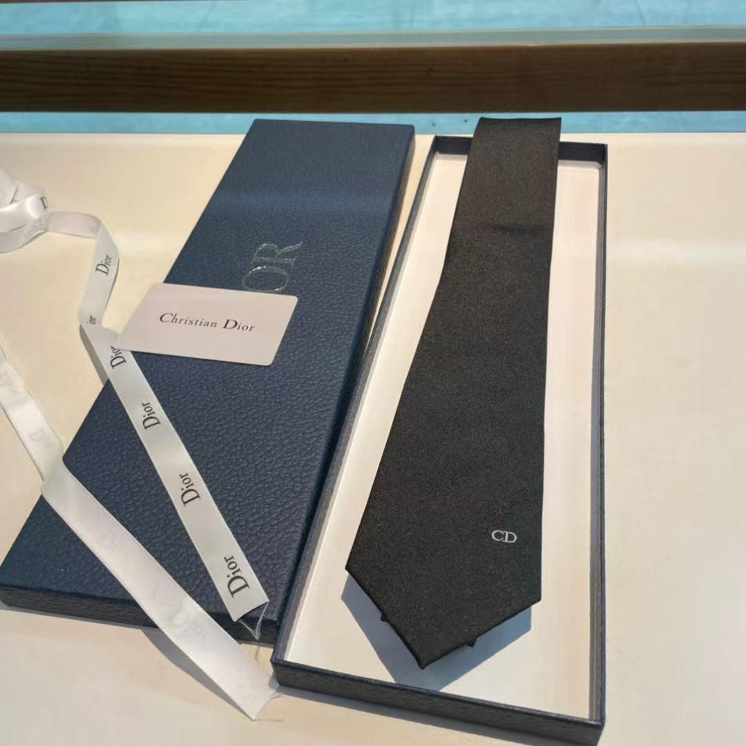 Dior Tie Solid - Grey