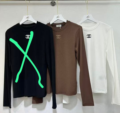 Chanel Sweatshirt - Brown, White