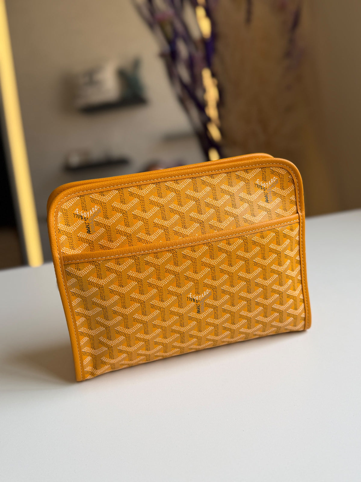 Goyard Clutch - Yellow