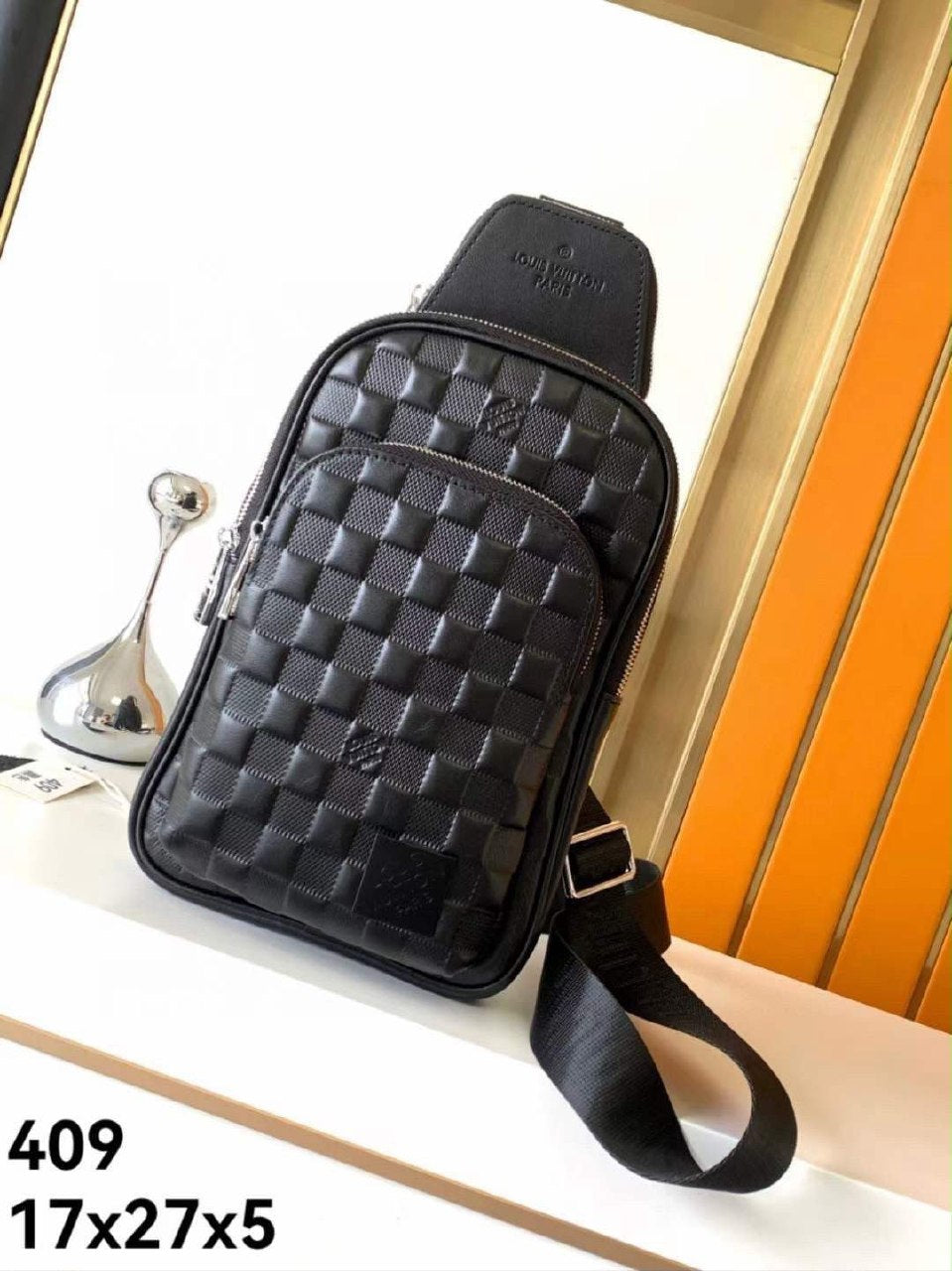 Louis Vuitton Crossbody Bag - Black Checker