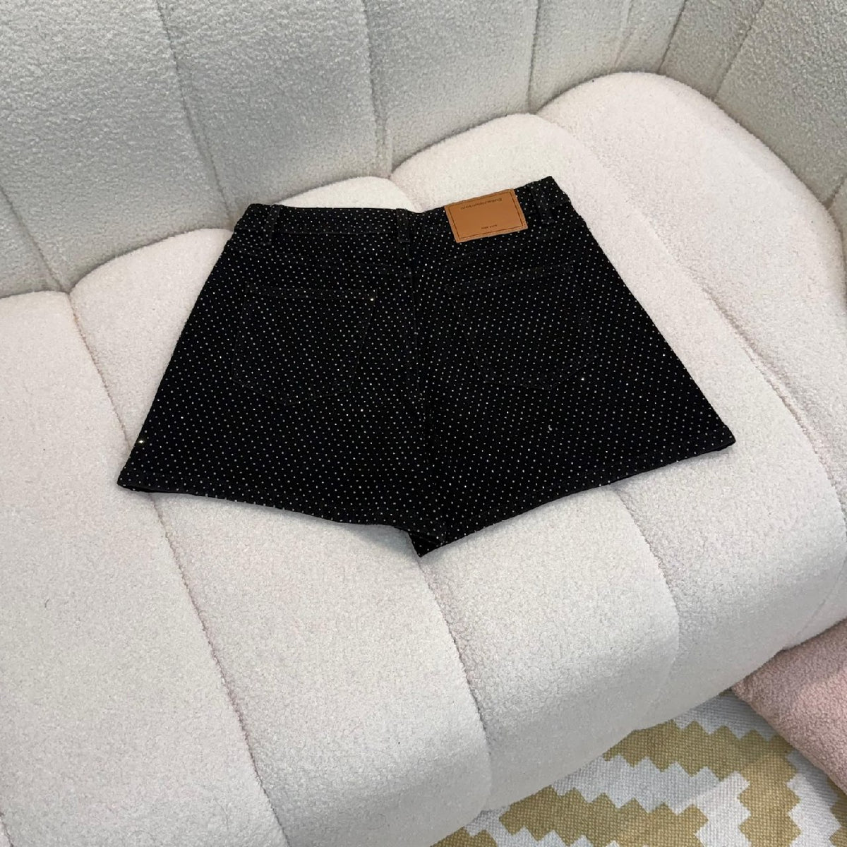 Alexander Wang Studded Shorts - Navy, Black