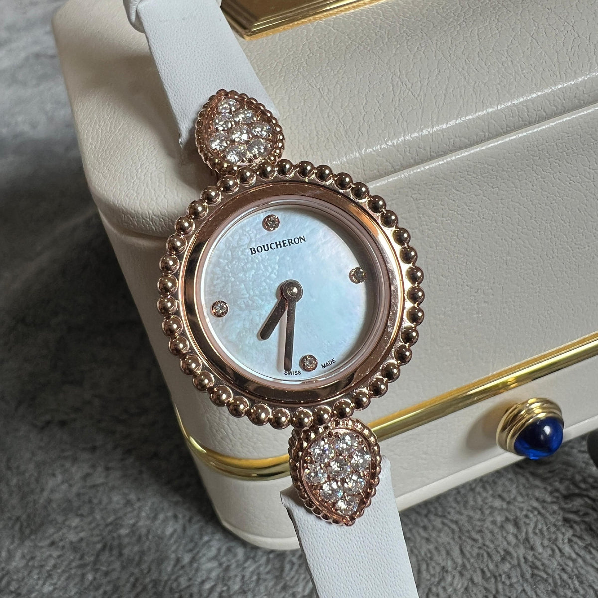 Boucheron Watch - Pink & White