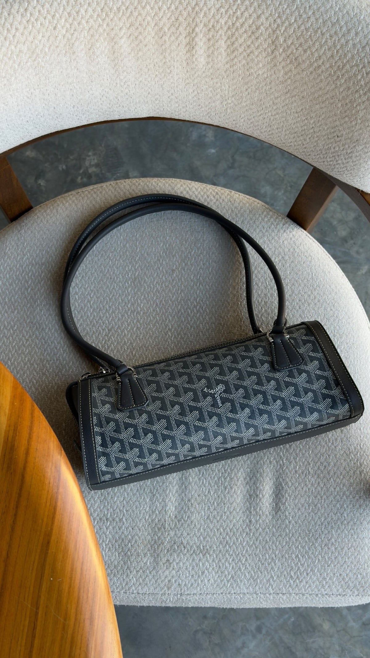 Goyard Shoulder Bag - Dark Grey