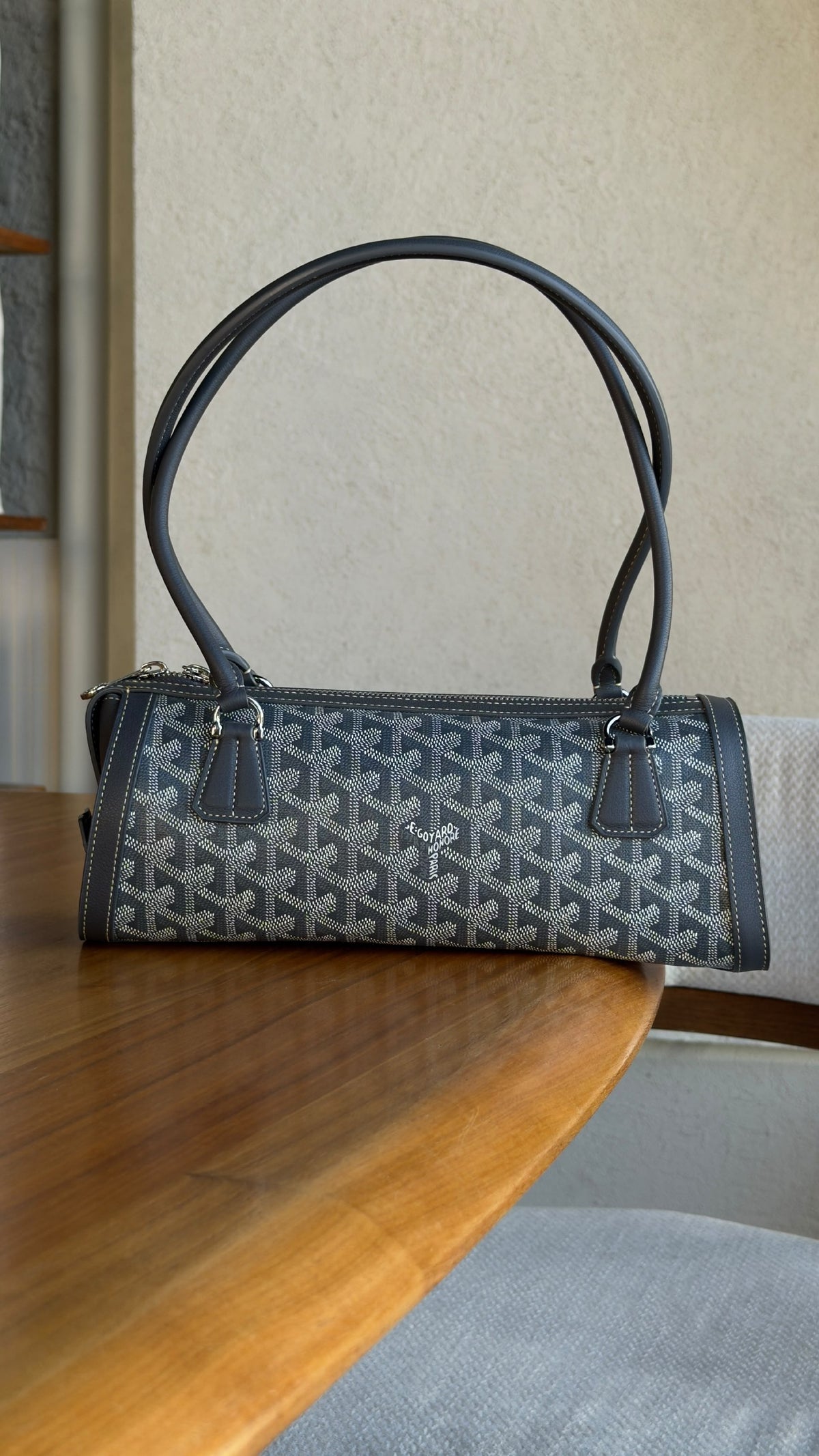 Goyard Shoulder Bag - Dark Grey
