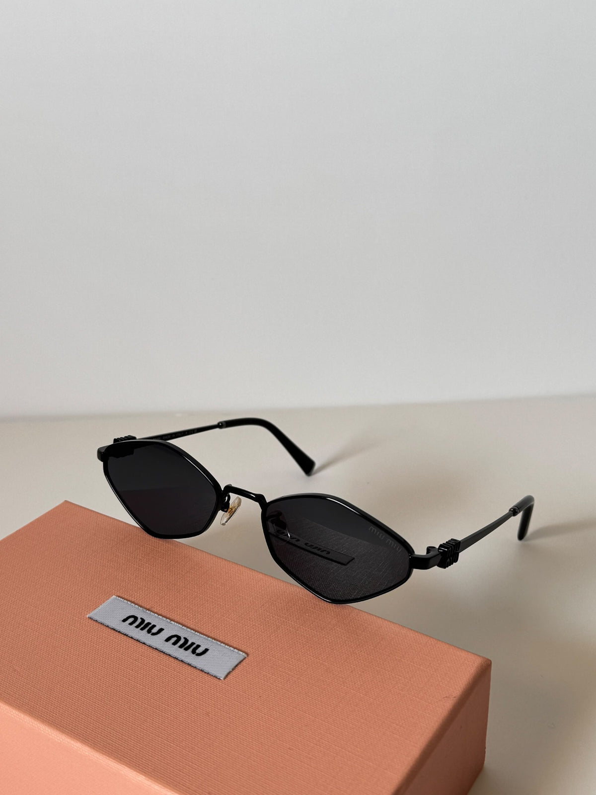 Miu Miu Slim Angular Sunglasses - 