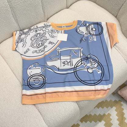 Hermès T-Shirt - Black, Blue