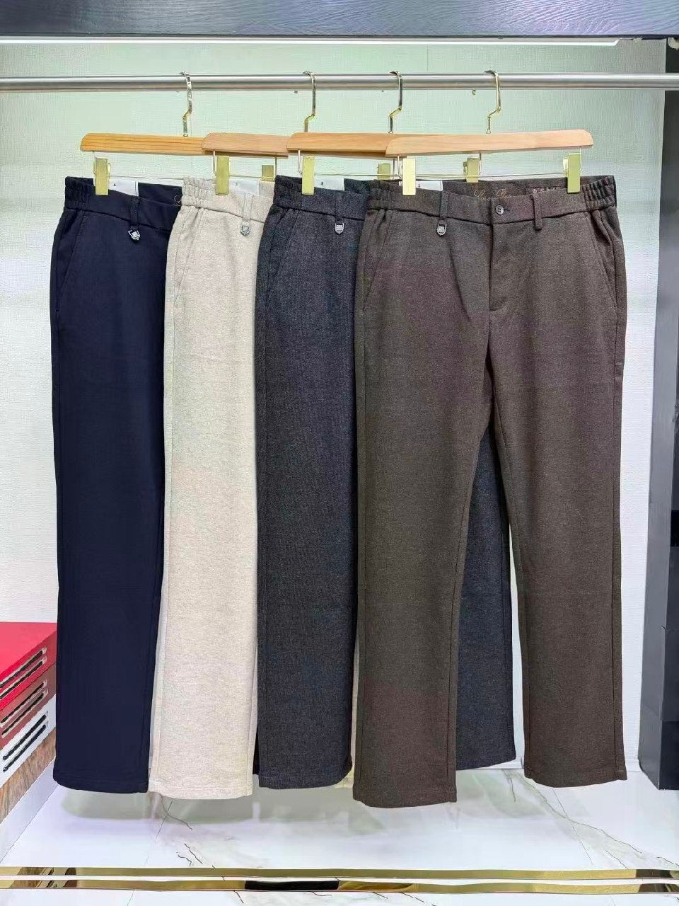 Loro Piana Pants - Navy, Beige, Dark Grey, Brown