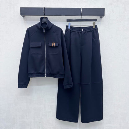 Hermès Tracksuit - Beige, Navy