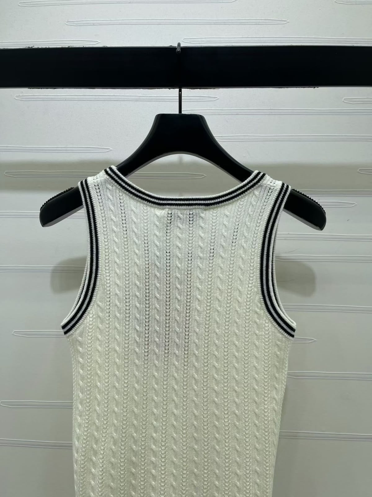 Miu Miu Knitted Top - White