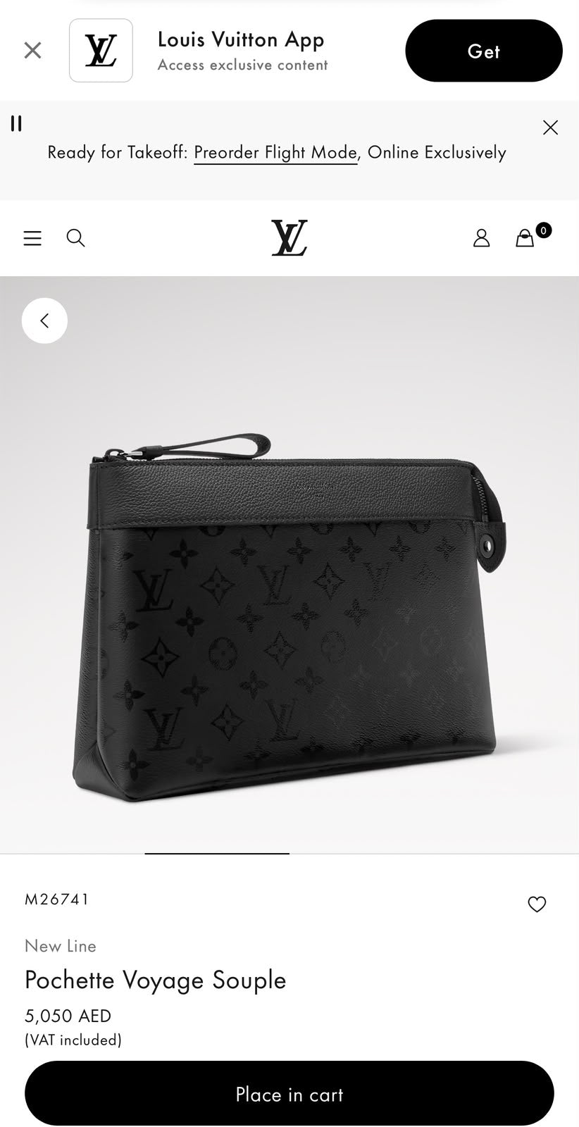 Louis Vuitton Clutch - Black Monogram
