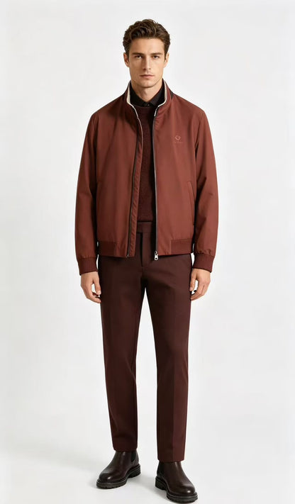 Loro Piana Bomber Jacket - Burgundy