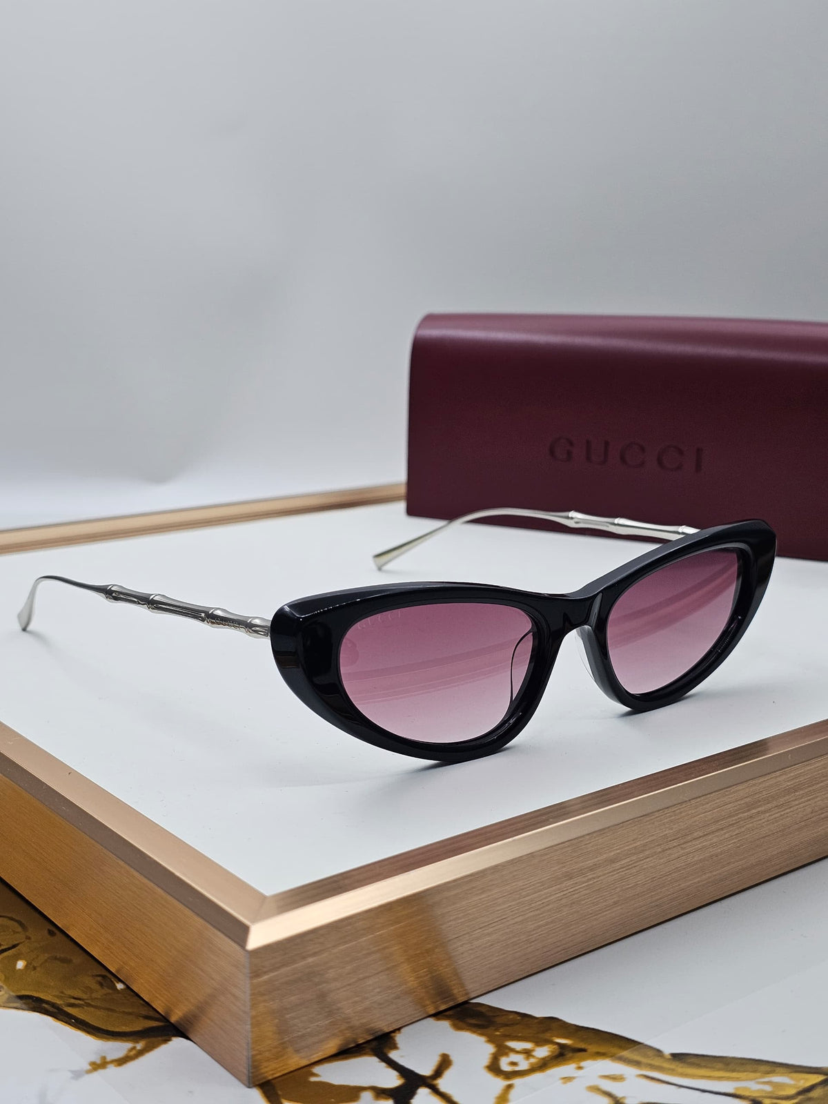 Gucci Sunglasses - Black & Pink