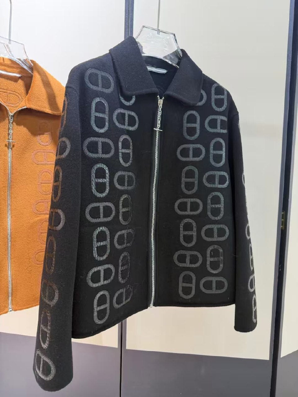 Hermes Jacket - Black, Brown