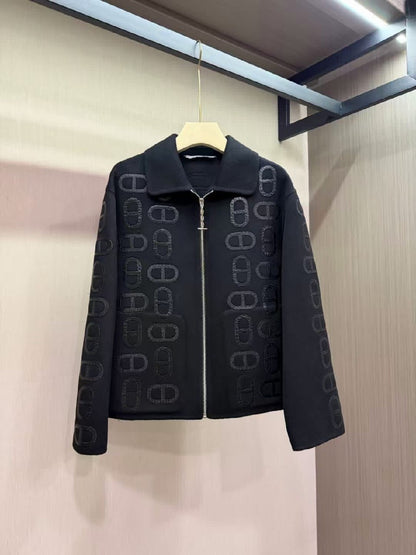Hermes Jacket - Black, Brown