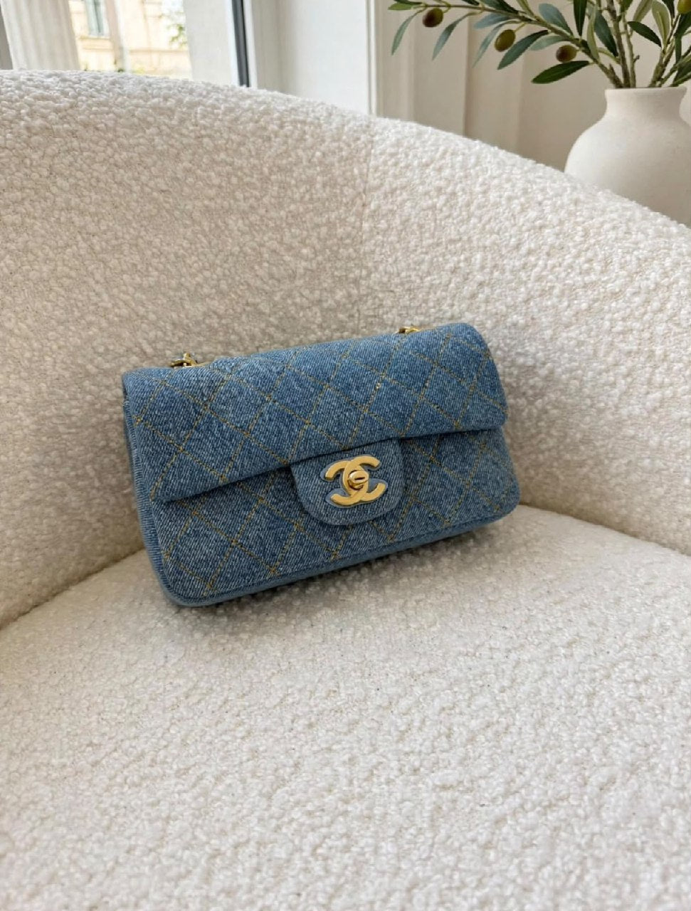 Chanel Flap Shoulder Bag - Blue