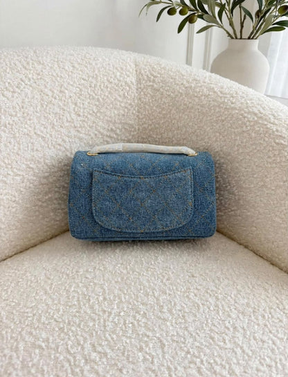 Chanel Flap Shoulder Bag - Blue