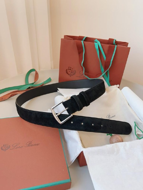 Loro Piana Belt - Black