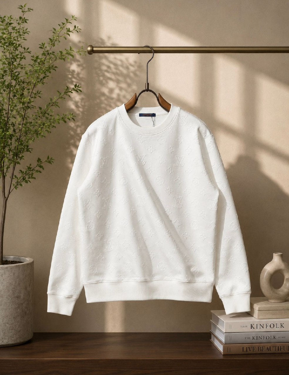 Louis Vuitton Sweatshirt - White Embossed