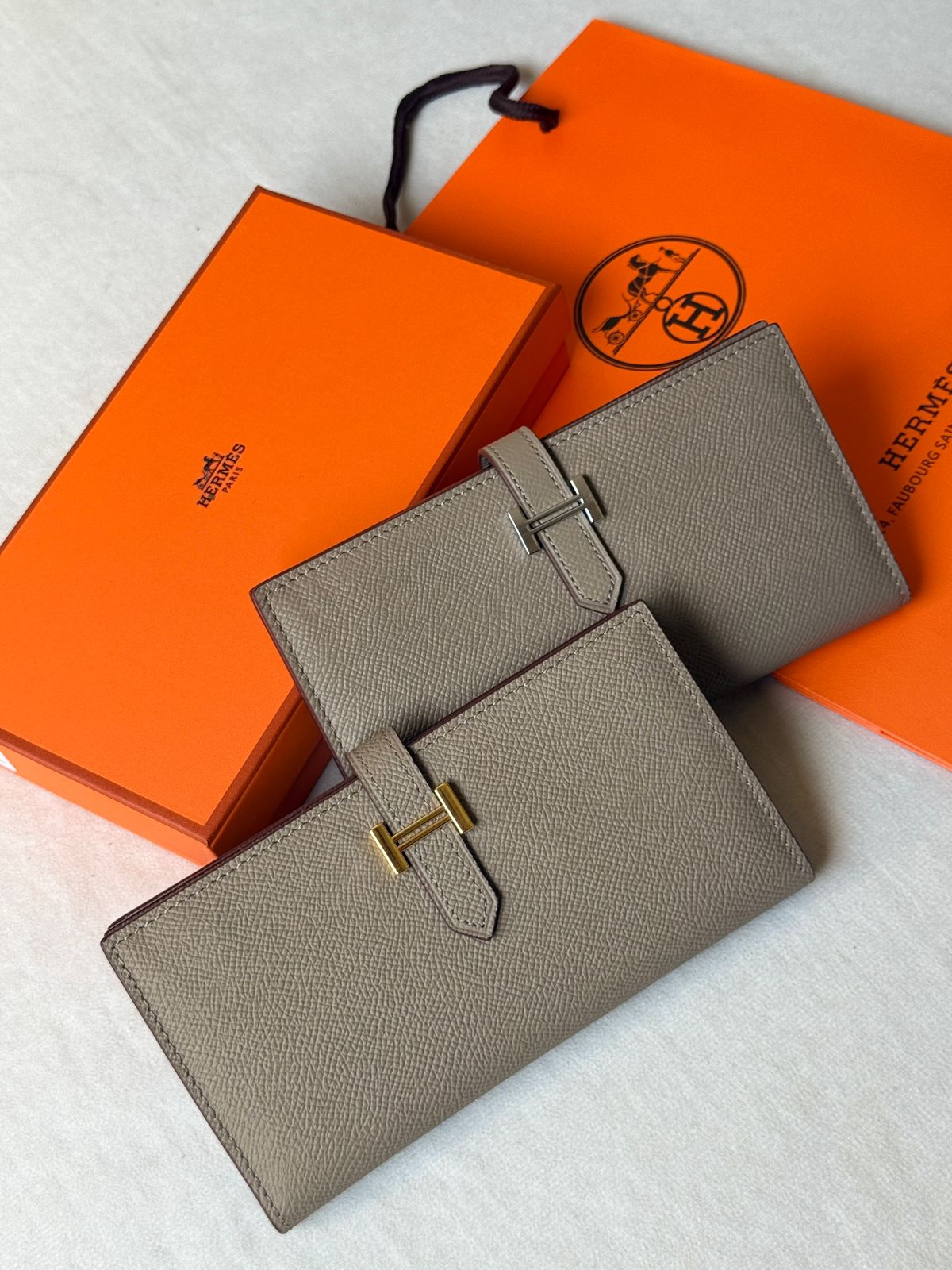 Hermes Wallet - Beige
