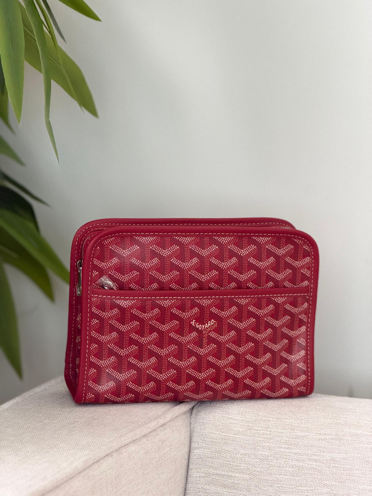 Goyard Toiletry Bag - Burgundy